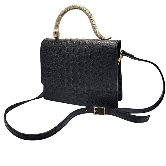 House of Harlow 1960 Handbags - House of Harlow 1960 Leather Crossbody Bag with Snake Handle